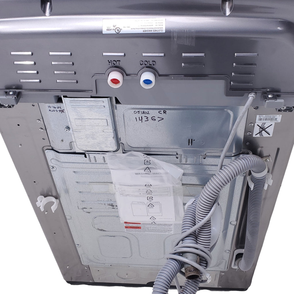 Pictures of Stainless Platinum Samsung 27 Inch Top Loa Washing Machine with PureCycle Self Clean and 15 Wash Cycles - Certified Refurbished - Neu Appliance Outlet - Discount Appliance Outlet in Austin, Tx