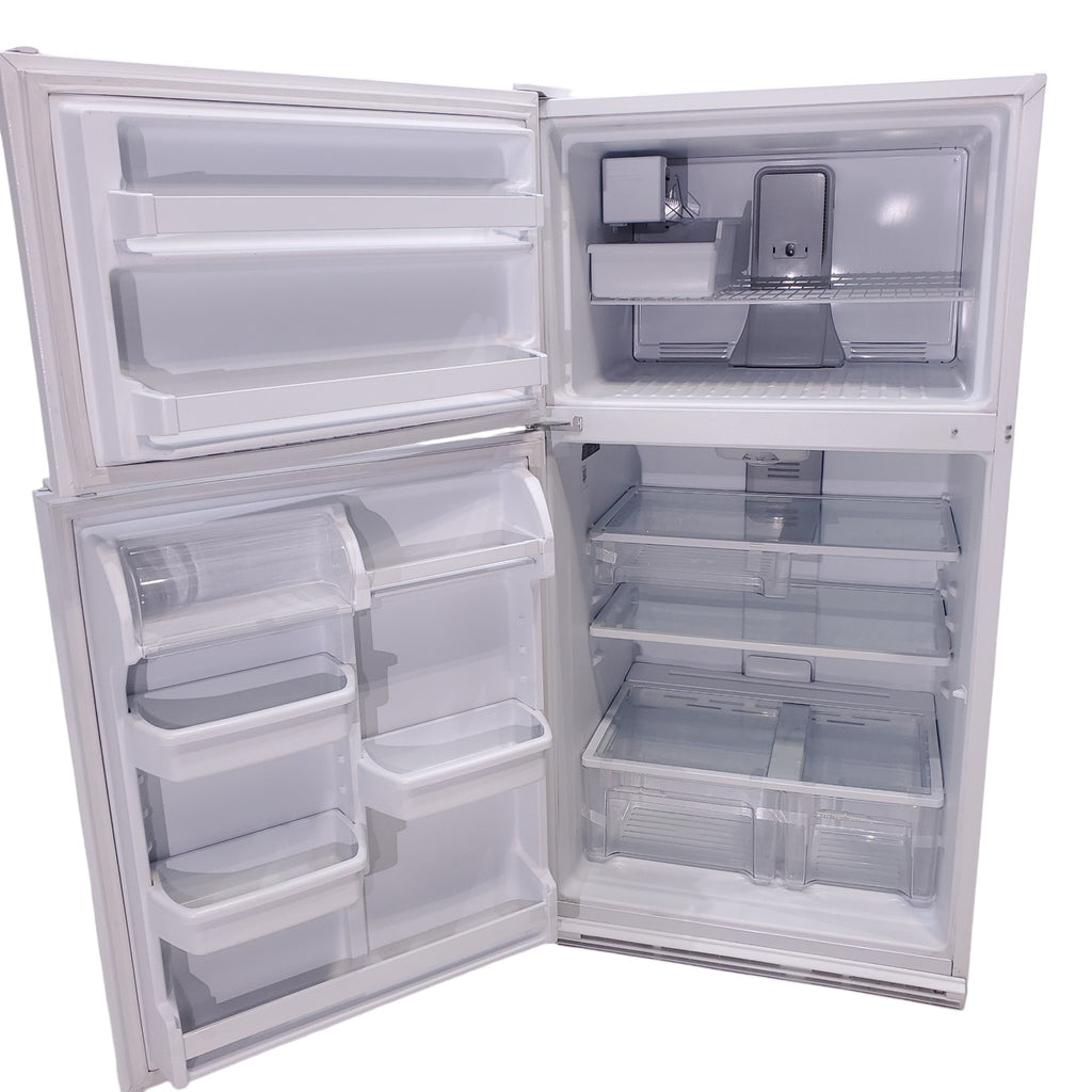 Pictures of 33" Wide 20.6 cu ft Maytag White Top and Bottom Refrigerator with Ice Maker - Certified Refurbished - Neu Appliance Outlet - Discount Appliance Outlet in Austin, Tx