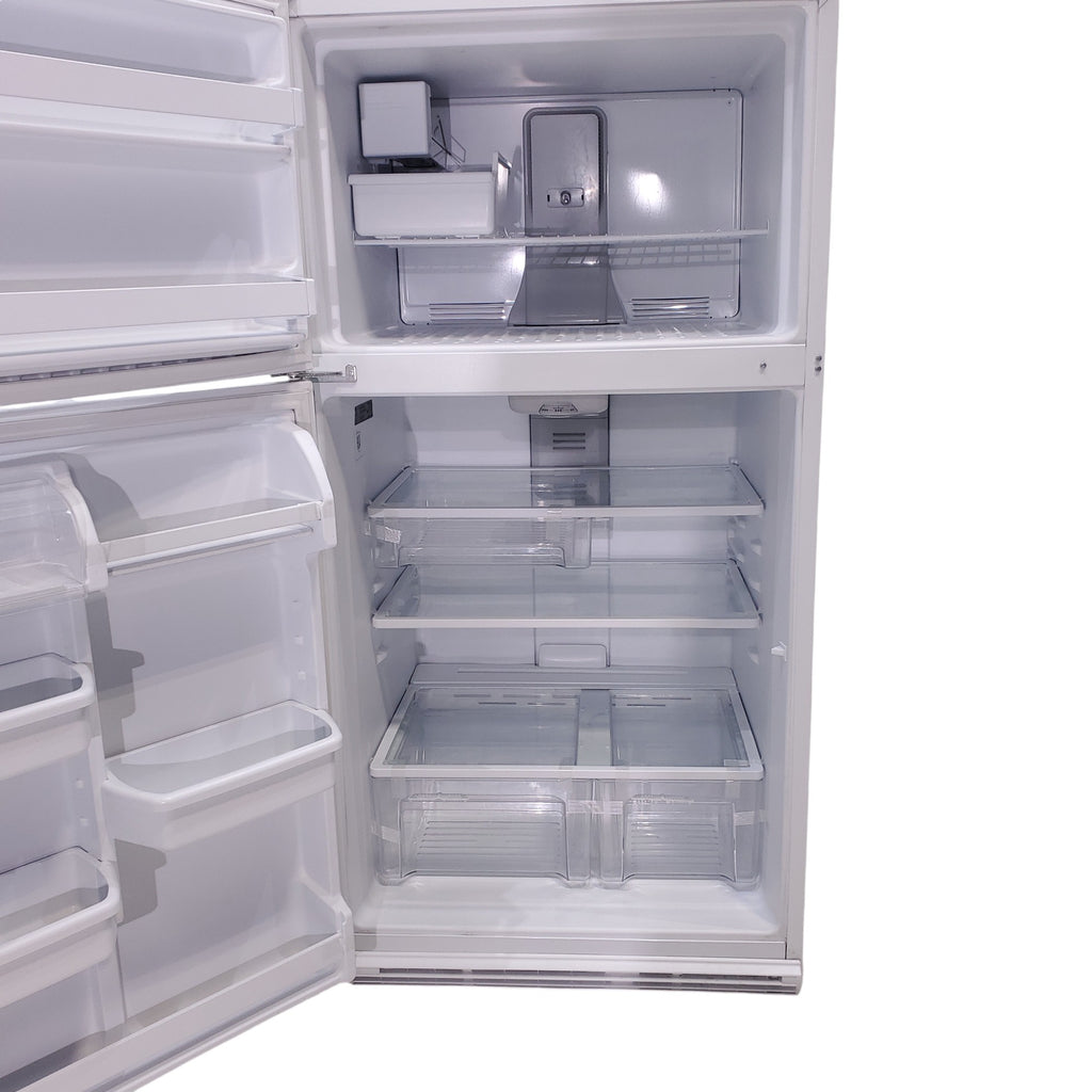 Pictures of 33" Wide 20.6 cu ft Maytag White Top and Bottom Refrigerator with Ice Maker - Certified Refurbished - Neu Appliance Outlet - Discount Appliance Outlet in Austin, Tx