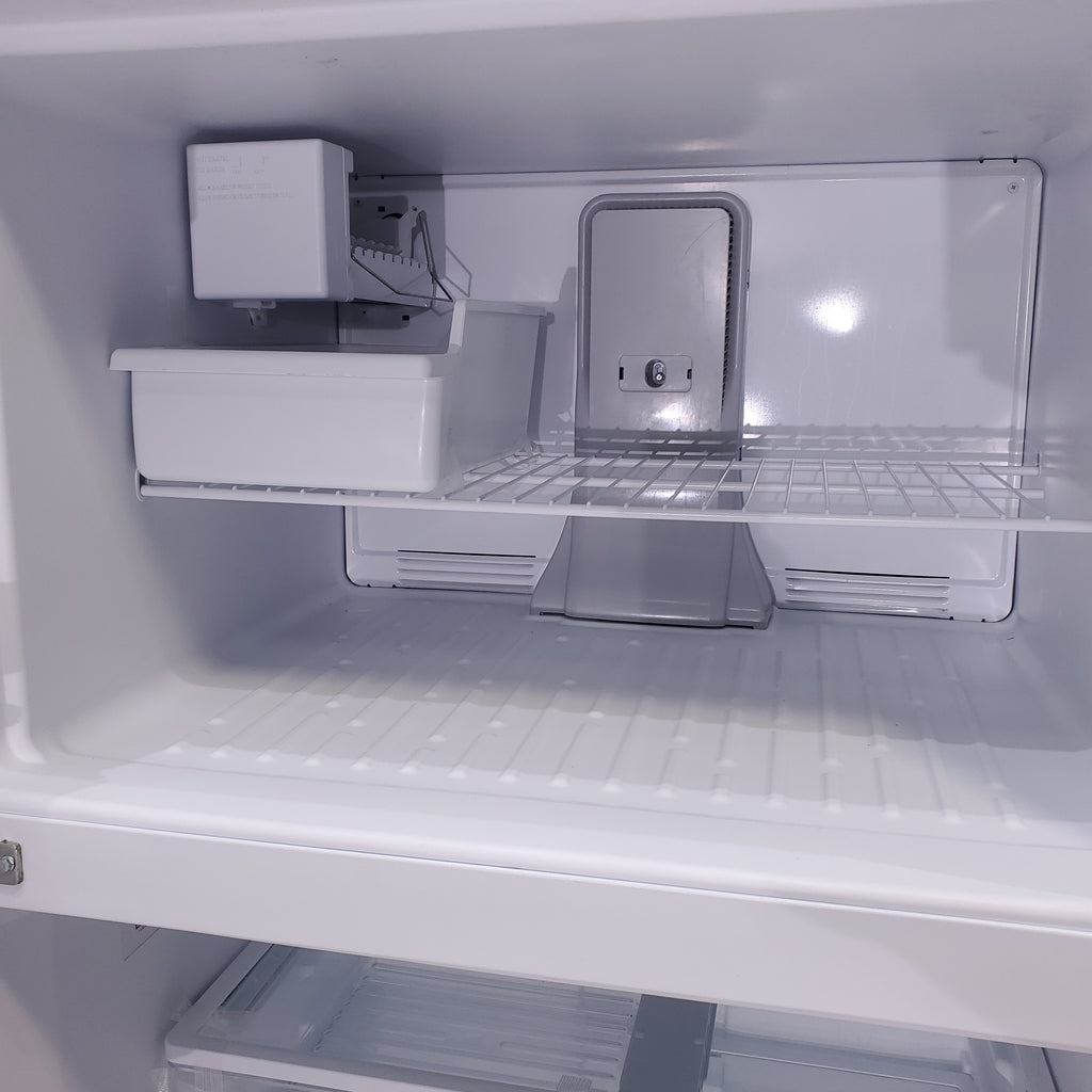 Pictures of 33" Wide 20.6 cu ft Maytag White Top and Bottom Refrigerator with Ice Maker - Certified Refurbished - Neu Appliance Outlet - Discount Appliance Outlet in Austin, Tx