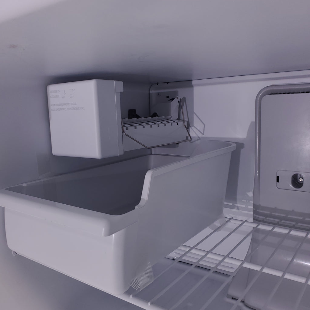 Pictures of 33" Wide 20.6 cu ft Maytag White Top and Bottom Refrigerator with Ice Maker - Certified Refurbished - Neu Appliance Outlet - Discount Appliance Outlet in Austin, Tx
