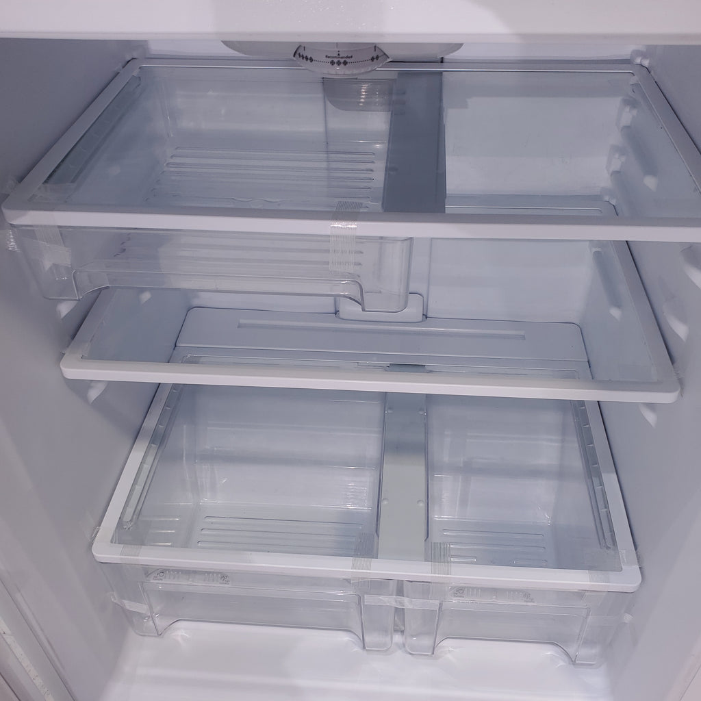 Pictures of 33" Wide 20.6 cu ft Maytag White Top and Bottom Refrigerator with Ice Maker - Certified Refurbished - Neu Appliance Outlet - Discount Appliance Outlet in Austin, Tx