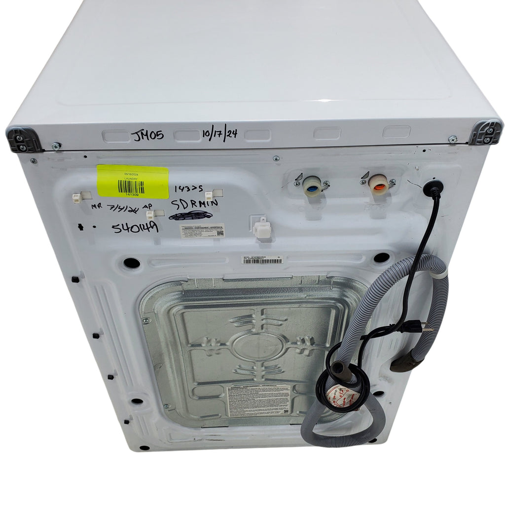 Pictures of ENERGY STAR Samsung 4.5 cu. ft. Front Load Washer with Vibration Reduction and Samsung 7.5 cu. ft. Front Load Electric Dryer with Sensor Dry and Interior Drum Light- Scratch & Dent - Minor - Neu Appliance Outlet - Discount Appliance Outlet in Austin, Tx