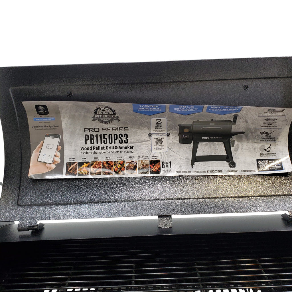 Pictures of Pit Boss Wood Pellet Pro Series V3 1150-Sq in Grey Pellet Grill with Smart Compatibility - Open Box - Neu Appliance Outlet - Discount Appliance Outlet in Austin, Tx