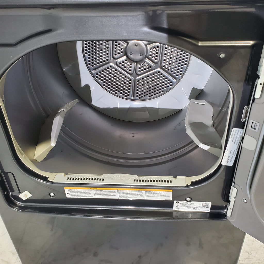 Pictures of Diamond Gray ENERGY STAR GE 7.4 cu. ft. Steam Electric Dryer with My Cycle - Certified Refurbished - Neu Appliance Outlet - Discount Appliance Outlet in Austin, Tx