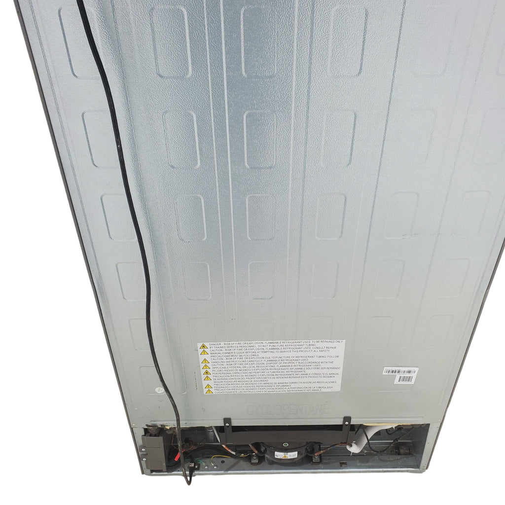 Pictures of 32 in. Wide Counter Depth Stainless Steel ENERGY STAR Hisense 17.1 cu. ft. Bottom Freezer Refrigerator with Super Freezer Technology - Certified Refurbished - Neu Appliance Outlet - Discount Appliance Outlet in Austin, Tx