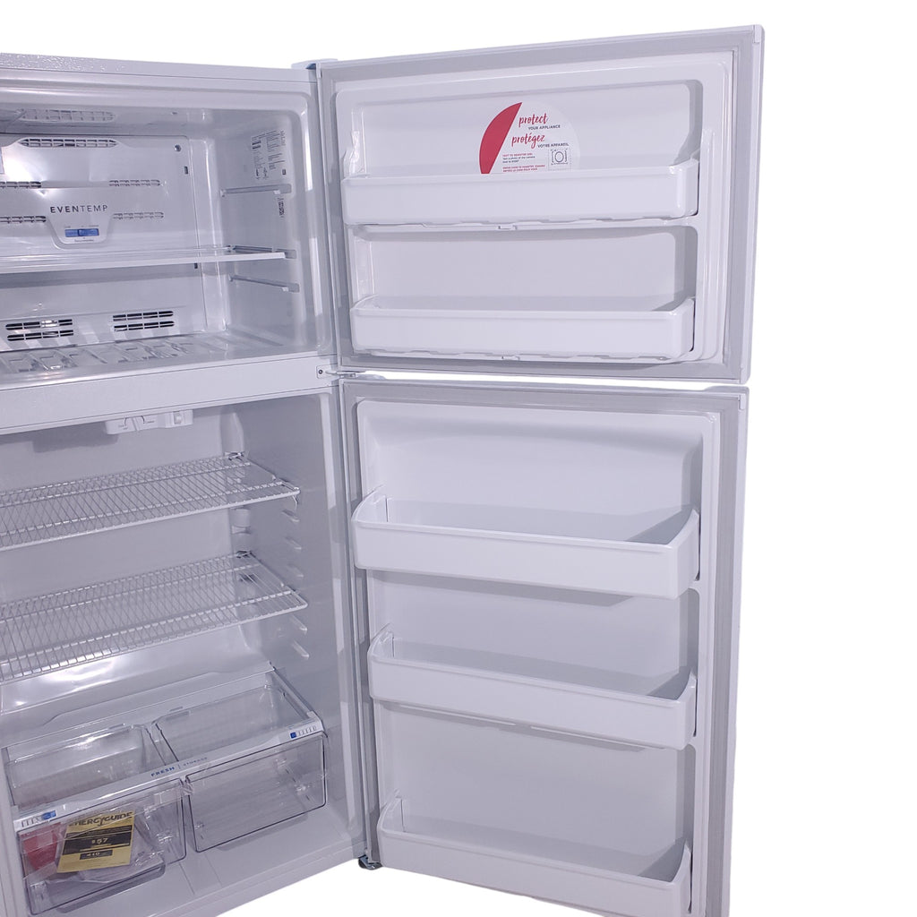 Pictures of White Frigidaire 18.3 cu. ft. Top Freezer Refrigerator with Garage-Ready Design - Scratch & Dent - Minor - Neu Appliance Outlet - Discount Appliance Outlet in Austin, Tx