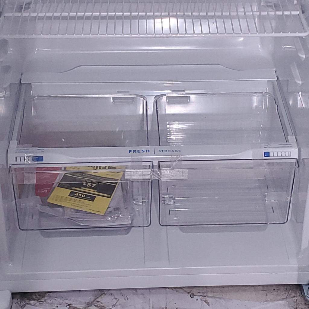 Pictures of White Frigidaire 18.3 cu. ft. Top Freezer Refrigerator with Garage-Ready Design - Scratch & Dent - Minor - Neu Appliance Outlet - Discount Appliance Outlet in Austin, Tx