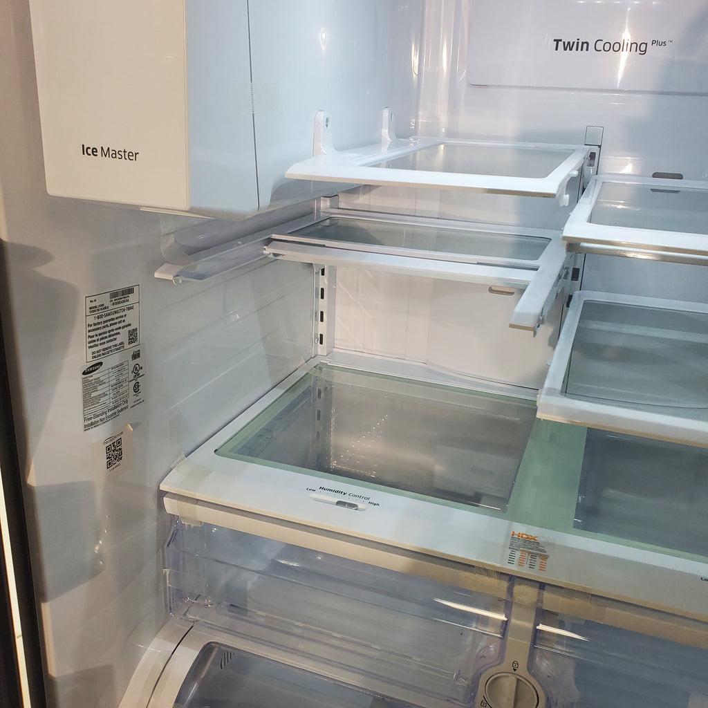 Pictures of Samsung Black ENERGY STAR 36" French Door Refrigerator with CoolSelect Pantry and Ice and Water Dispenser - Certified Refurbished - Neu Appliance Outlet - Discount Appliance Outlet in Austin, Tx