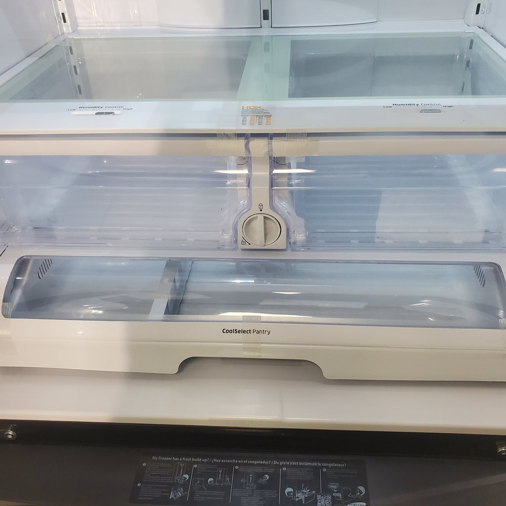 Pictures of Samsung Black ENERGY STAR 36" French Door Refrigerator with CoolSelect Pantry and Ice and Water Dispenser - Certified Refurbished - Neu Appliance Outlet - Discount Appliance Outlet in Austin, Tx