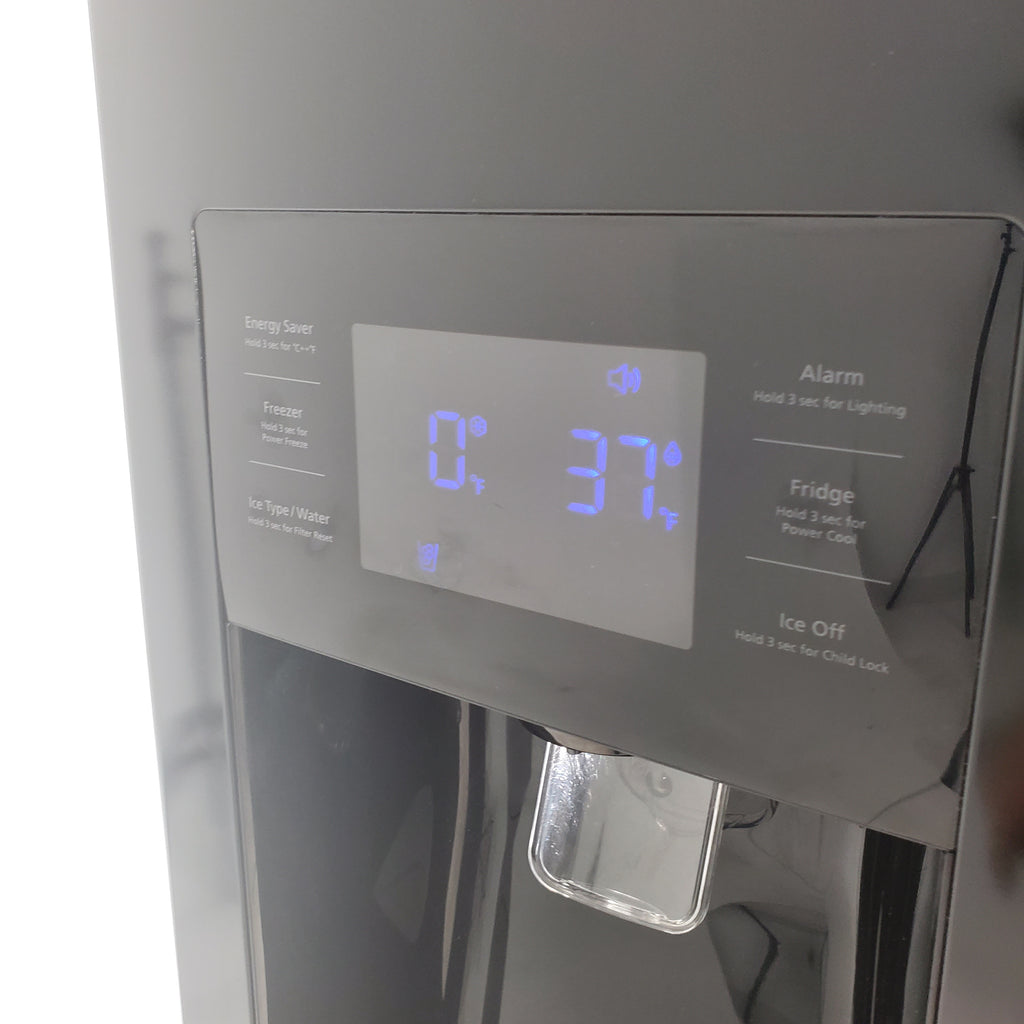 Pictures of Samsung Black ENERGY STAR 36" French Door Refrigerator with CoolSelect Pantry and Ice and Water Dispenser - Certified Refurbished - Neu Appliance Outlet - Discount Appliance Outlet in Austin, Tx