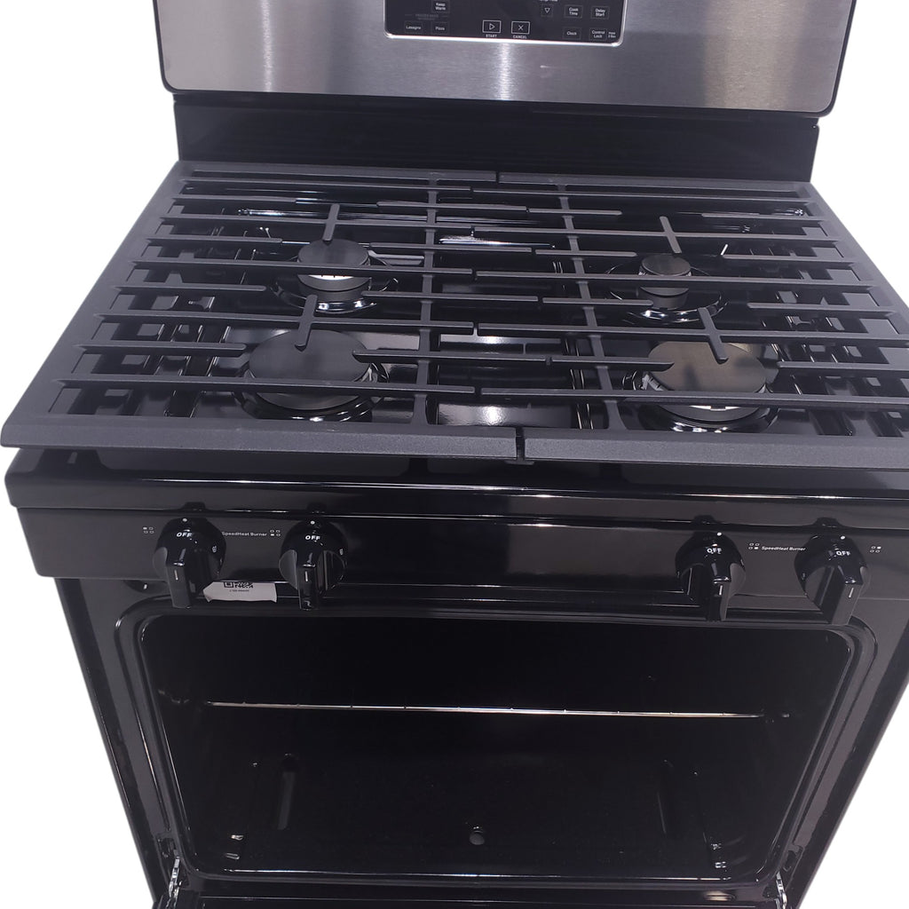 Pictures of Whirlpool Stainless 5.1 Cu. Ft. Freestanding Gas Range with Broiler Drawer and Two Speed Heat Burners - Scratch & Dent - Minor - Neu Appliance Outlet - Discount Appliance Outlet in Austin, Tx
