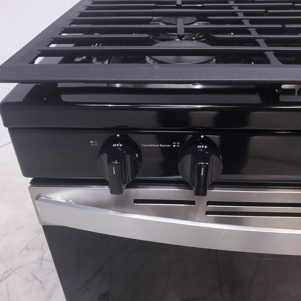 Pictures of Whirlpool Stainless 5.1 Cu. Ft. Freestanding Gas Range with Broiler Drawer and Two Speed Heat Burners - Scratch & Dent - Minor - Neu Appliance Outlet - Discount Appliance Outlet in Austin, Tx
