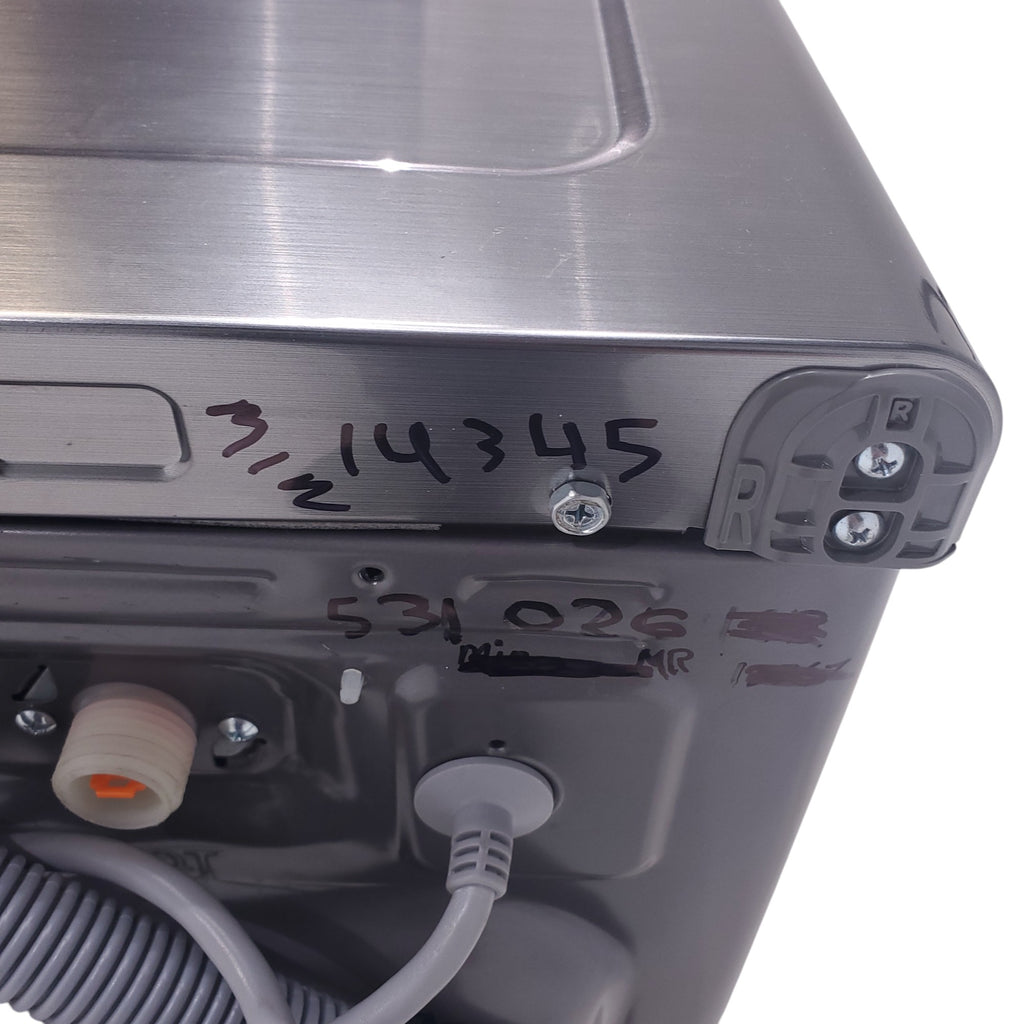 Pictures of Platinum ENERGY STAR Samsung 4.5 cu. ft. Front Load Washer with WiFi Connectivity and Platinum Samsung 7.5 cu. ft. Front Load Electric Dryer with Steam - Scratch and Dent - Minor - Neu Appliance Outlet - Discount Appliance Outlet in Austin, Tx