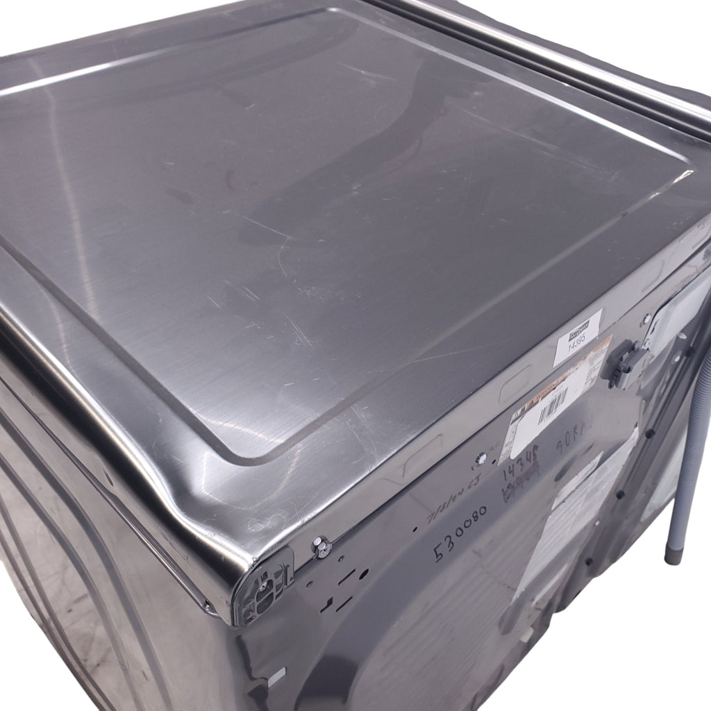 Pictures of Platinum ENERGY STAR Samsung 4.5 cu. ft. Front Load Washer with WiFi Connectivity and Platinum Samsung 7.5 cu. ft. Front Load Electric Dryer with Steam - Scratch and Dent - Minor - Neu Appliance Outlet - Discount Appliance Outlet in Austin, Tx