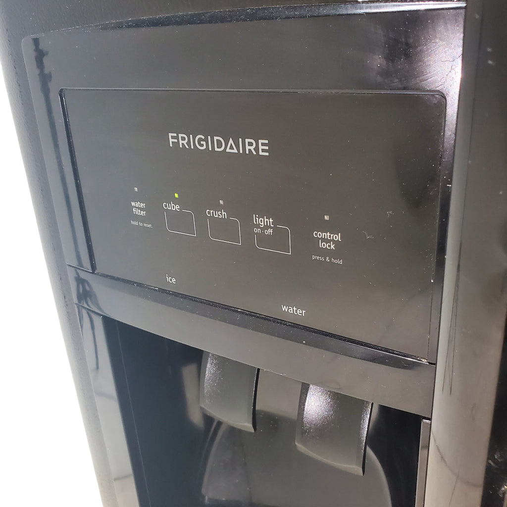Pictures of 33" Wide Frigidaire Side by Side 22.1 cu ft Refrigerator with Spill Safe Glass Shelves and Pure Source Water Filter - Certified Refurbished - Neu Appliance Outlet - Discount Appliance Outlet in Austin, Tx