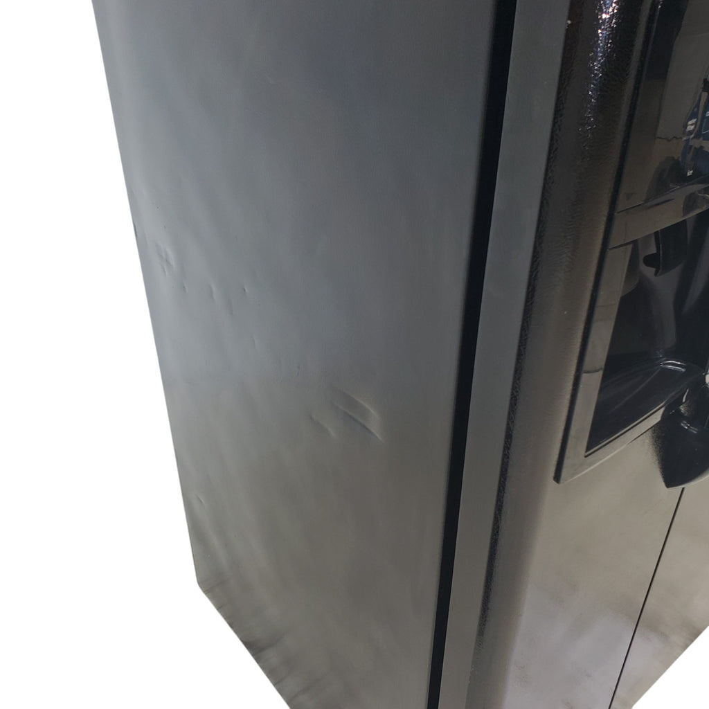 Pictures of 33" Wide Frigidaire Side by Side 22.1 cu ft Refrigerator with Spill Safe Glass Shelves and Pure Source Water Filter - Certified Refurbished - Neu Appliance Outlet - Discount Appliance Outlet in Austin, Tx