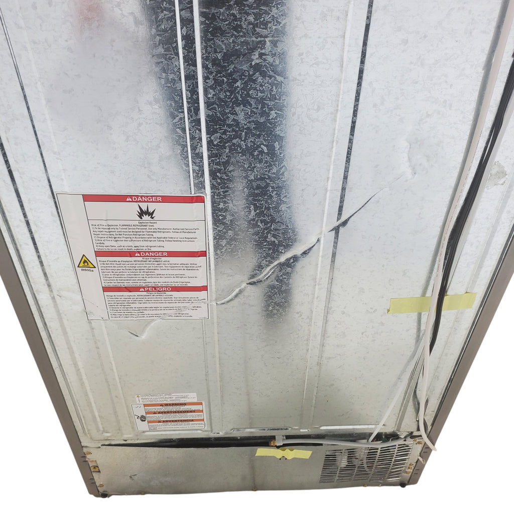 Pictures of 33 in. Wide Fingerprint-Resistant Stainless Steel Whirlpool 21.4 cu. ft. Side by Side Refrigerator with In Door Ice and Water Dispenser - Scratch & Dent - Moderate - Neu Appliance Outlet - Discount Appliance Outlet in Austin, Tx