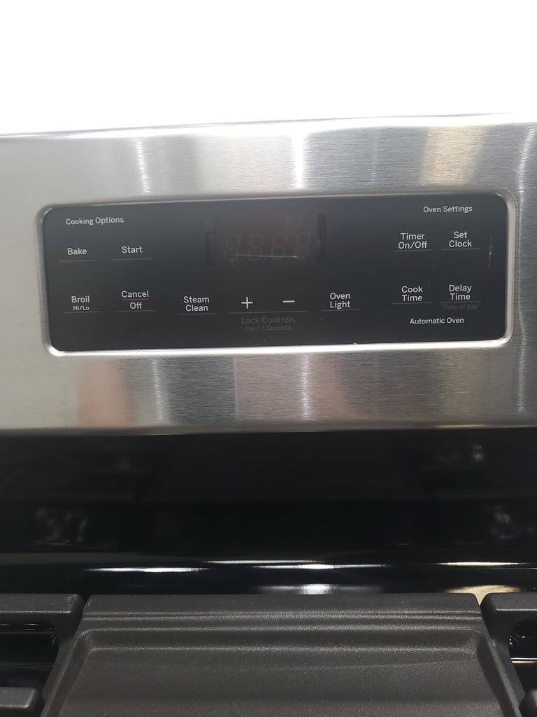 Pictures of Stainless Steel GE 5.0 cu. ft. Freestanding 5 Burner Gas Range with Cast-Iron Grates - Scratch & Dent - Minor - Neu Appliance Outlet - Discount Appliance Outlet in Austin, Tx