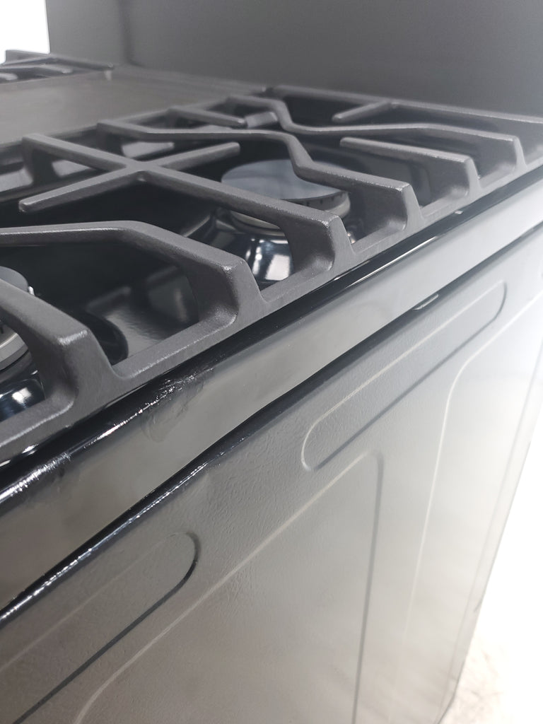 Pictures of Stainless Steel GE 5.0 cu. ft. Freestanding 5 Burner Gas Range with Cast-Iron Grates - Scratch & Dent - Minor - Neu Appliance Outlet - Discount Appliance Outlet in Austin, Tx