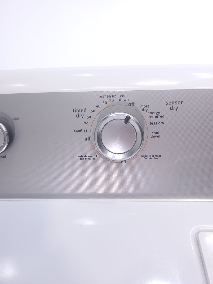 Maytag 4.2 Cu. Ft. Capacity Top Load Washer in White MTW4205SW - Scratch & Dent (Minor) and Maytag Extra Large Vented Electric Dryer in White 15033 - MEDX655DW - Certified Refurbished