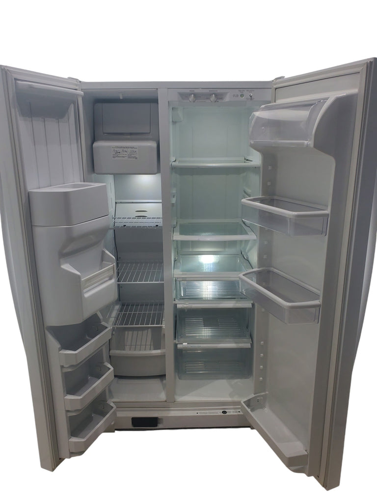 Pictures of White Whirlpool 36" Side By Side 25 cu ft Refrigerator with Ice and Water Dispenser - Certified Refurbished - Neu Appliance Outlet - Discount Appliance Outlet in Austin, Tx