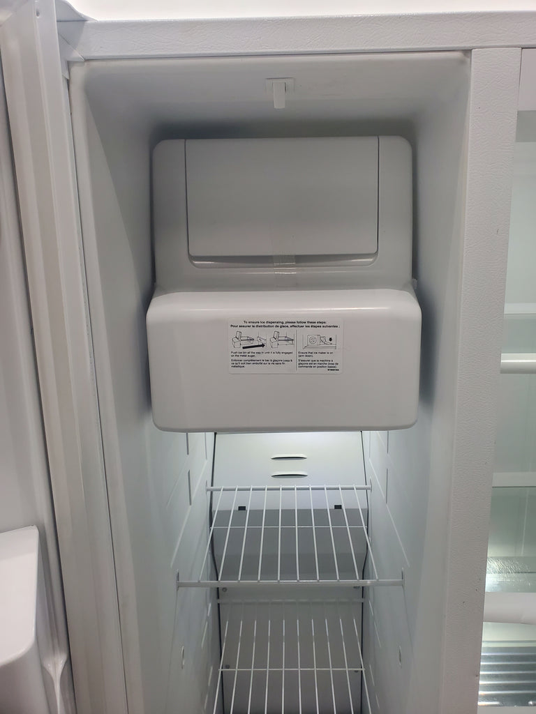 Pictures of White Whirlpool 36" Side By Side 25 cu ft Refrigerator with Ice and Water Dispenser - Certified Refurbished - Neu Appliance Outlet - Discount Appliance Outlet in Austin, Tx