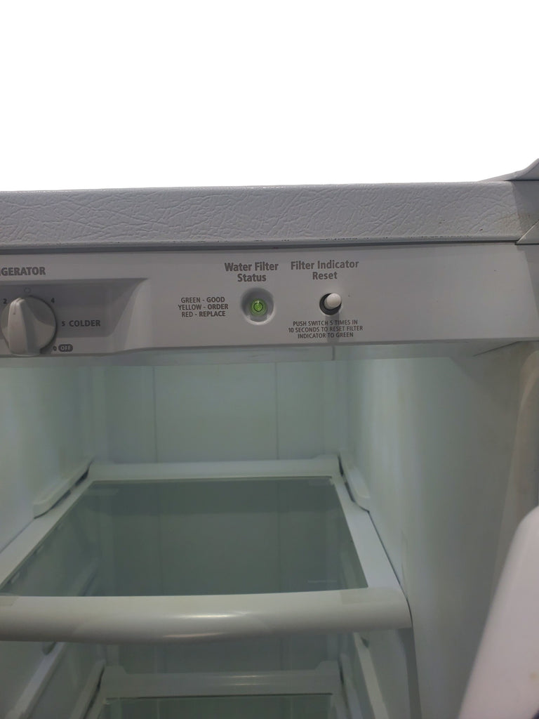 Pictures of White Whirlpool 36" Side By Side 25 cu ft Refrigerator with Ice and Water Dispenser - Certified Refurbished - Neu Appliance Outlet - Discount Appliance Outlet in Austin, Tx
