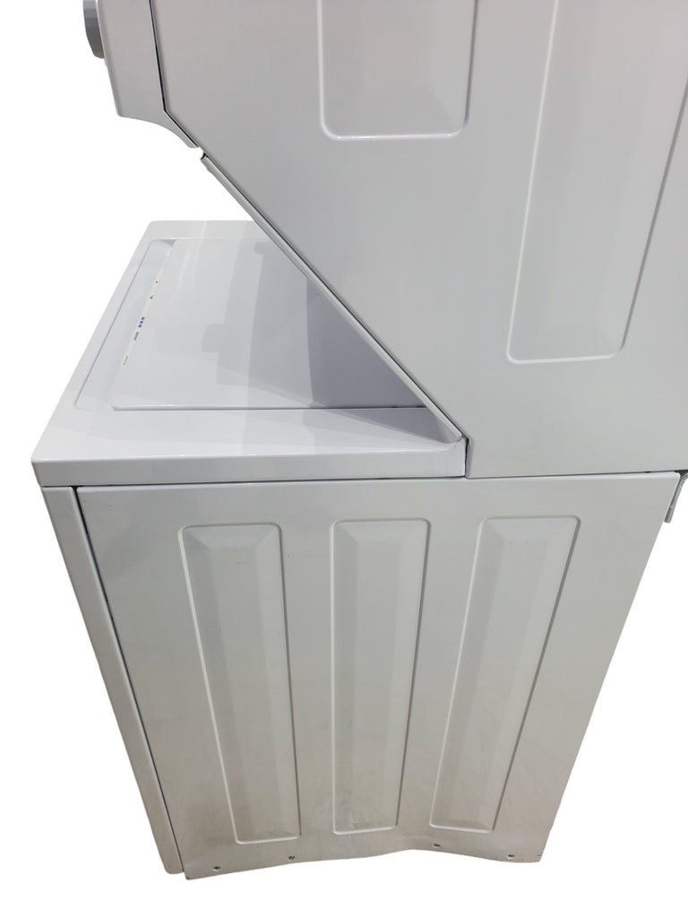 Pictures of Frigidaire Stacked Laundry Center with 3.9 cu ft Capacity Washer and 5.6 cu ft Electric Dryer with Maxfill Option- Scratch & Dent - Moderate - Neu Appliance Outlet - Discount Appliance Outlet in Austin, Tx