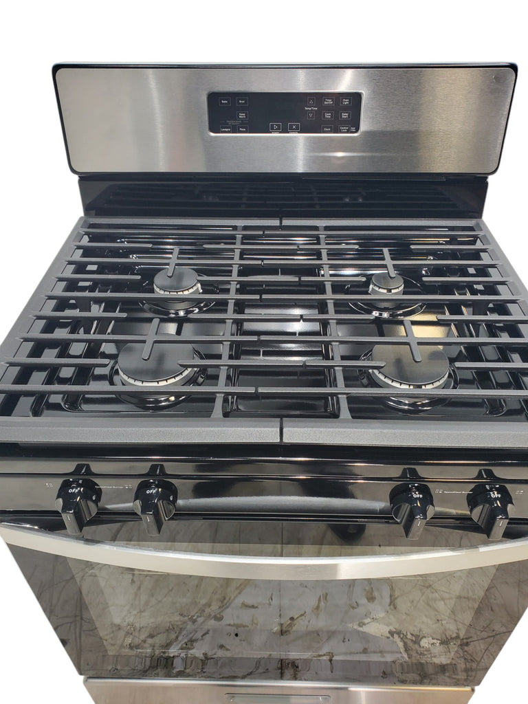 Pictures of Whirlpool Stainless 5.1 Cu. Ft. Freestanding Gas Range with Broiler Drawer and Two Speed Heat Burners - Scratch & Dent - Minor - Neu Appliance Outlet - Discount Appliance Outlet in Austin, Tx