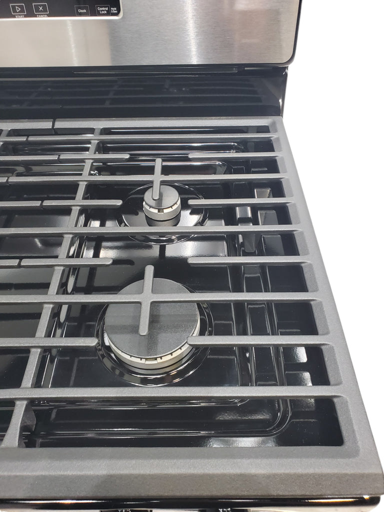 Pictures of Whirlpool Stainless 5.1 Cu. Ft. Freestanding Gas Range with Broiler Drawer and Two Speed Heat Burners - Scratch & Dent - Minor - Neu Appliance Outlet - Discount Appliance Outlet in Austin, Tx