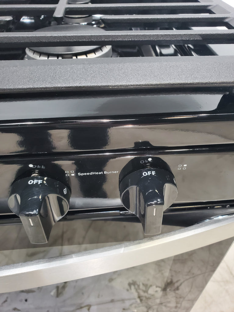 Pictures of Whirlpool Stainless 5.1 Cu. Ft. Freestanding Gas Range with Broiler Drawer and Two Speed Heat Burners - Scratch & Dent - Minor - Neu Appliance Outlet - Discount Appliance Outlet in Austin, Tx