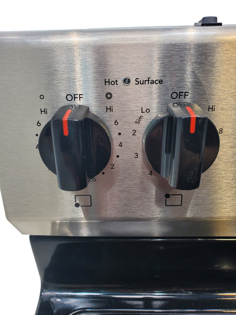 Pictures of Fingerprint Resistant Stainless Steel Frigidaire 30-in Glass Top 5 Elements 5.4-cu ft Steam Cleaning Freestanding Electric Range  - Certified Refurbished - Neu Appliance Outlet - Discount Appliance Outlet in Austin, Tx