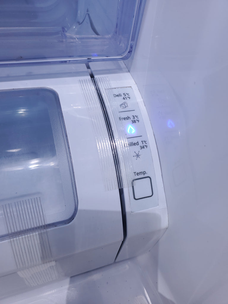 Pictures of White ENERGY STAR Samsung 25.5 cu. ft. 3 Door French Door Refrigerator with Twin Cooling Plus - Certified Refurbished - Neu Appliance Outlet - Discount Appliance Outlet in Austin, Tx