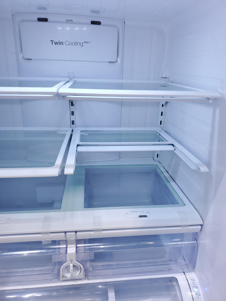 Pictures of White ENERGY STAR Samsung 25.5 cu. ft. 3 Door French Door Refrigerator with Twin Cooling Plus - Certified Refurbished - Neu Appliance Outlet - Discount Appliance Outlet in Austin, Tx