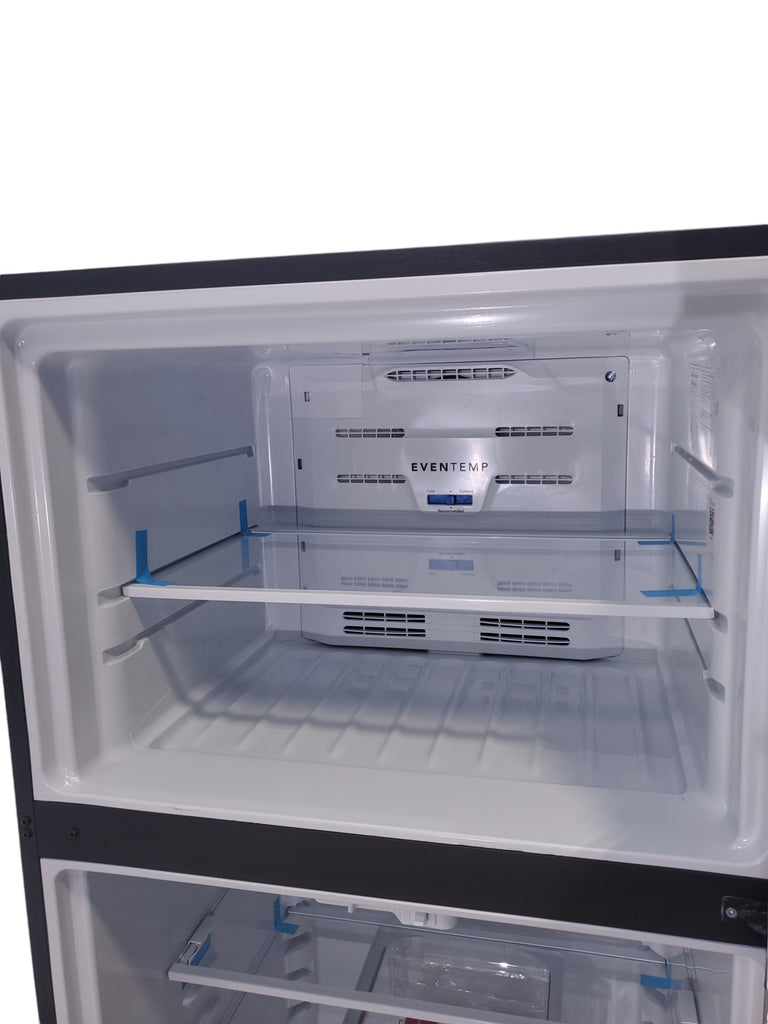 Pictures of 30" Wide Easy Care Stainless Steel Frigidaire 18.3 cu. ft. Top Freezer Bottom Refrigerator with EvenTemp Cooling System - Scratch and Dent - Moderate - Neu Appliance Outlet - Discount Appliance Outlet in Austin, Tx