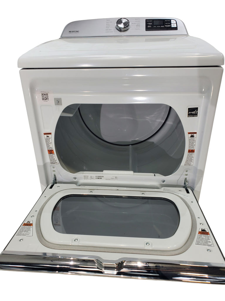 Pictures of Maytag ENERGY STAR 5.2 cu. ft. Top Load Agitator Washing Machine with Extra Power Button and ENERGY STAR Maytag Smart Capable 7.4 cu. ft. Electric Steam Dryer with Extra Power Button - Open Box - Neu Appliance Outlet - Discount Appliance Outlet in Austin, Tx