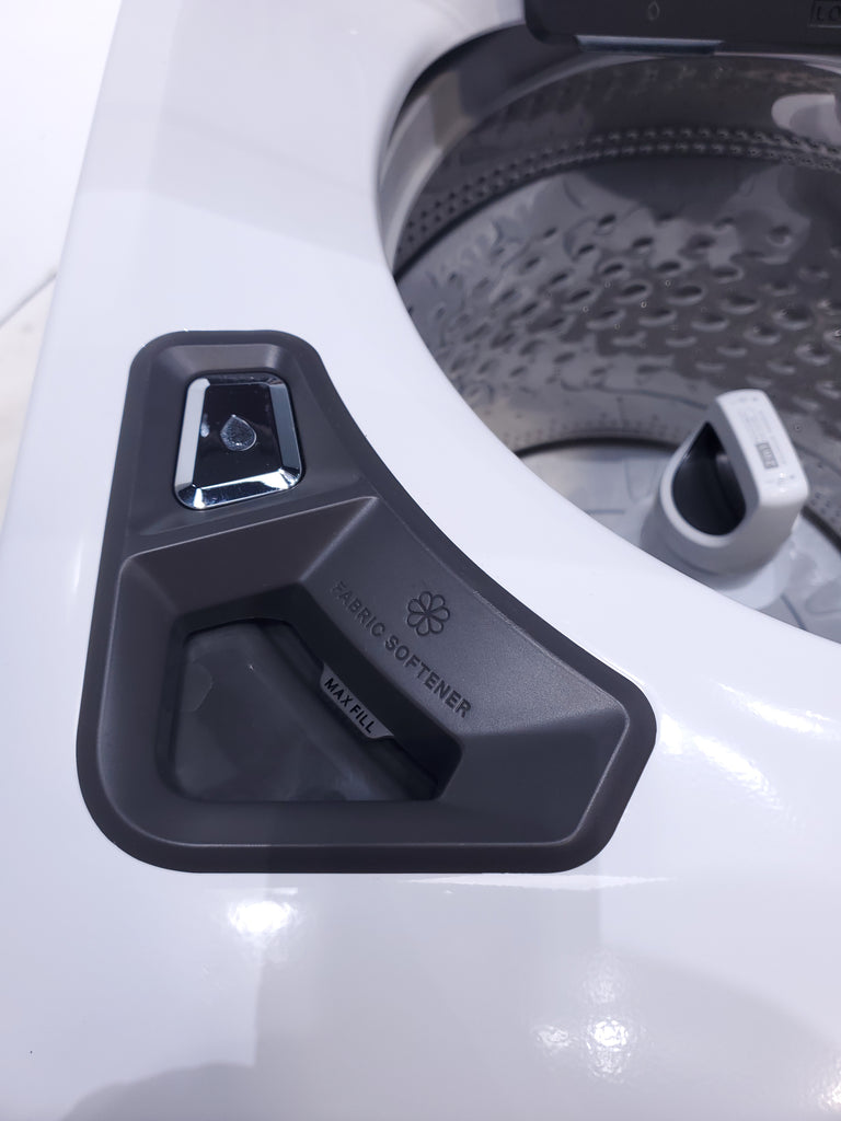 Pictures of ENERGY STAR Whirlpool 5.2 - 5.3 cu. ft. Smart Top Load Washing Machine with 2 in 1 Removable Agitator and Whirlpool 7.4 cu. ft. Electric Dryer with AccuDry Sensor and Wrinkle Shield  - Scratch & Dent - Minor - Neu Appliance Outlet - Discount Appliance Outlet in Austin, Tx