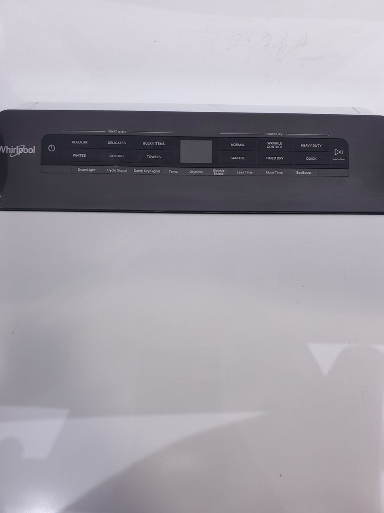 Pictures of ENERGY STAR Whirlpool 5.2 - 5.3 cu. ft. Smart Top Load Washing Machine with 2 in 1 Removable Agitator and Whirlpool 7.4 cu. ft. Electric Dryer with AccuDry Sensor and Wrinkle Shield  - Scratch & Dent - Minor - Neu Appliance Outlet - Discount Appliance Outlet in Austin, Tx