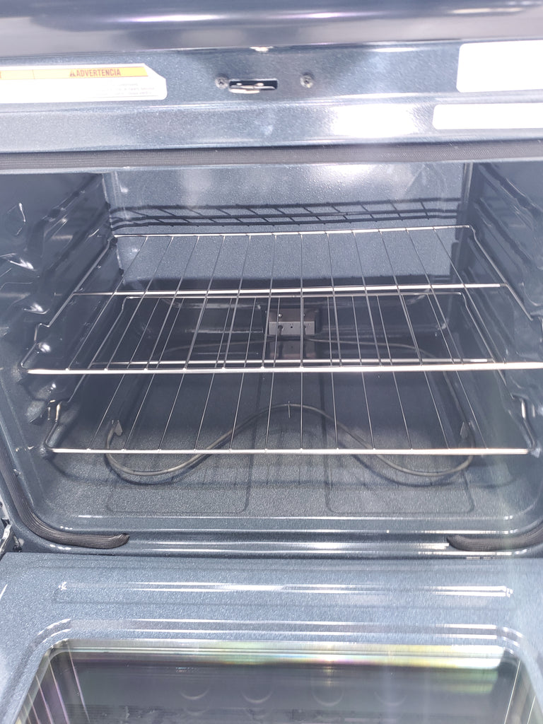 Pictures of Fingerprint Resistant Stainless Steel Whirlpool 30" Glass Top 4 Burners 4.8-cu ft Self-Cleaning Slide-in Electric Range  - Scratch & Dent - Minor - Neu Appliance Outlet - Discount Appliance Outlet in Austin, Tx
