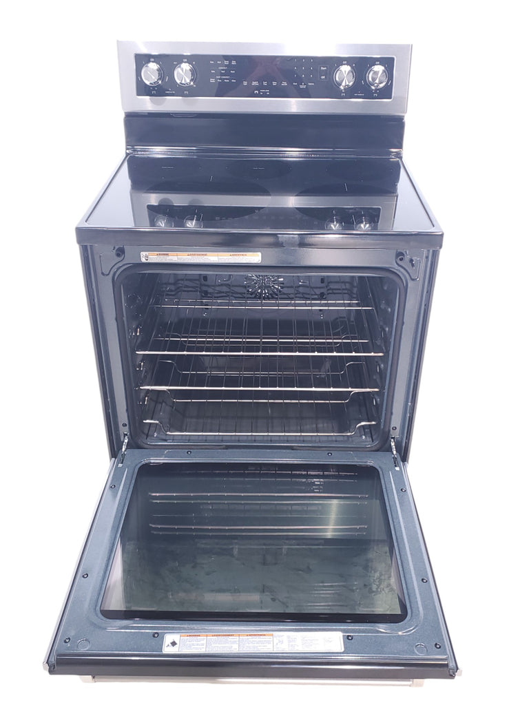 Pictures of KitchenAid 30-Inch 5 Element 6.4 Cu Ft. Capacity Electric Convection Range with PrintShield™ Finish and Even-Heat™ True Convection - Scratch & Dent - Minor - Neu Appliance Outlet - Discount Appliance Outlet in Austin, Tx