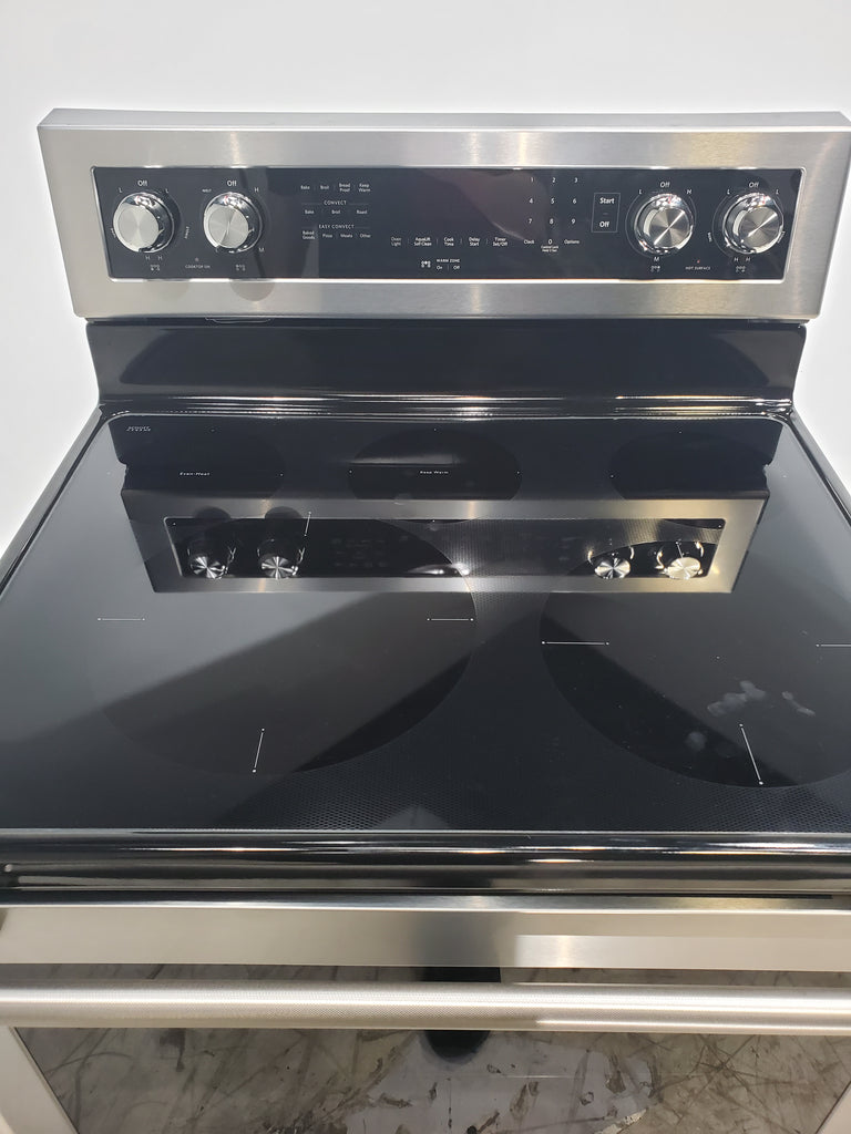 Pictures of KitchenAid 30-Inch 5 Element 6.4 Cu Ft. Capacity Electric Convection Range with PrintShield™ Finish and Even-Heat™ True Convection - Scratch & Dent - Minor - Neu Appliance Outlet - Discount Appliance Outlet in Austin, Tx