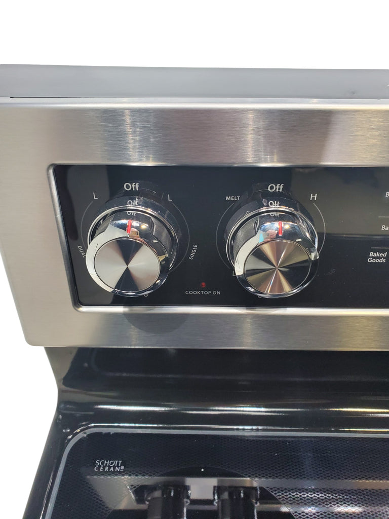 Pictures of KitchenAid 30-Inch 5 Element 6.4 Cu Ft. Capacity Electric Convection Range with PrintShield™ Finish and Even-Heat™ True Convection - Scratch & Dent - Minor - Neu Appliance Outlet - Discount Appliance Outlet in Austin, Tx