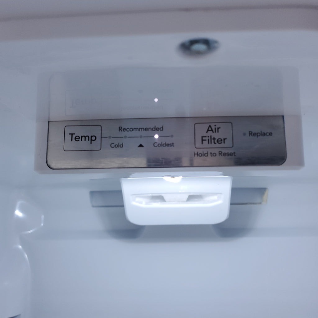 Pictures of 30"  Wide Stainless Steel Frigidaire 18.3 cu. ft. Top Freezer Refrigerator with EvenTemp Cooling System - Scratch & Dent - Moderate - Neu Appliance Outlet - Discount Appliance Outlet in Austin, Tx