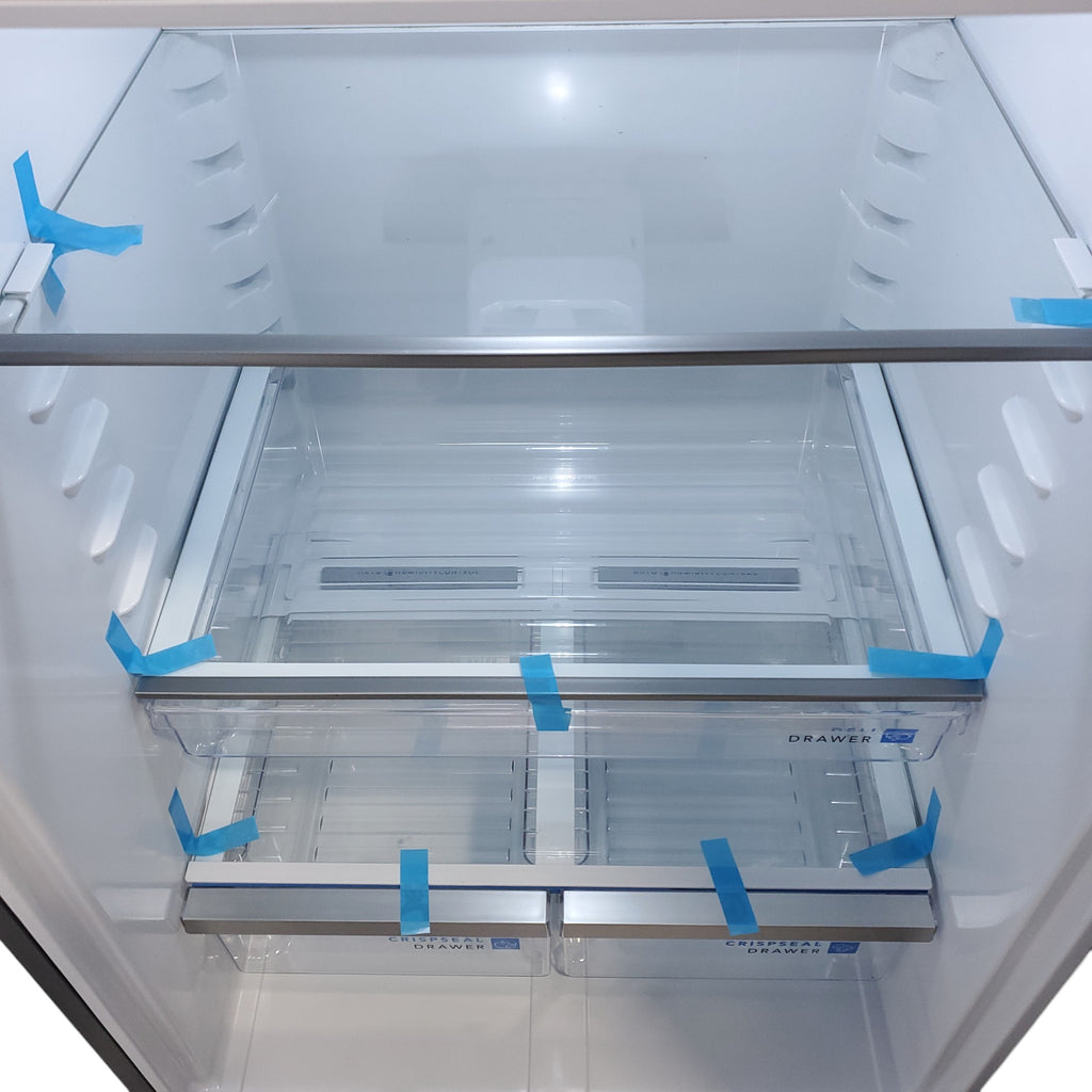 Pictures of 30"  Wide Stainless Steel Frigidaire 18.3 cu. ft. Top Freezer Refrigerator with EvenTemp Cooling System - Scratch & Dent - Moderate - Neu Appliance Outlet - Discount Appliance Outlet in Austin, Tx