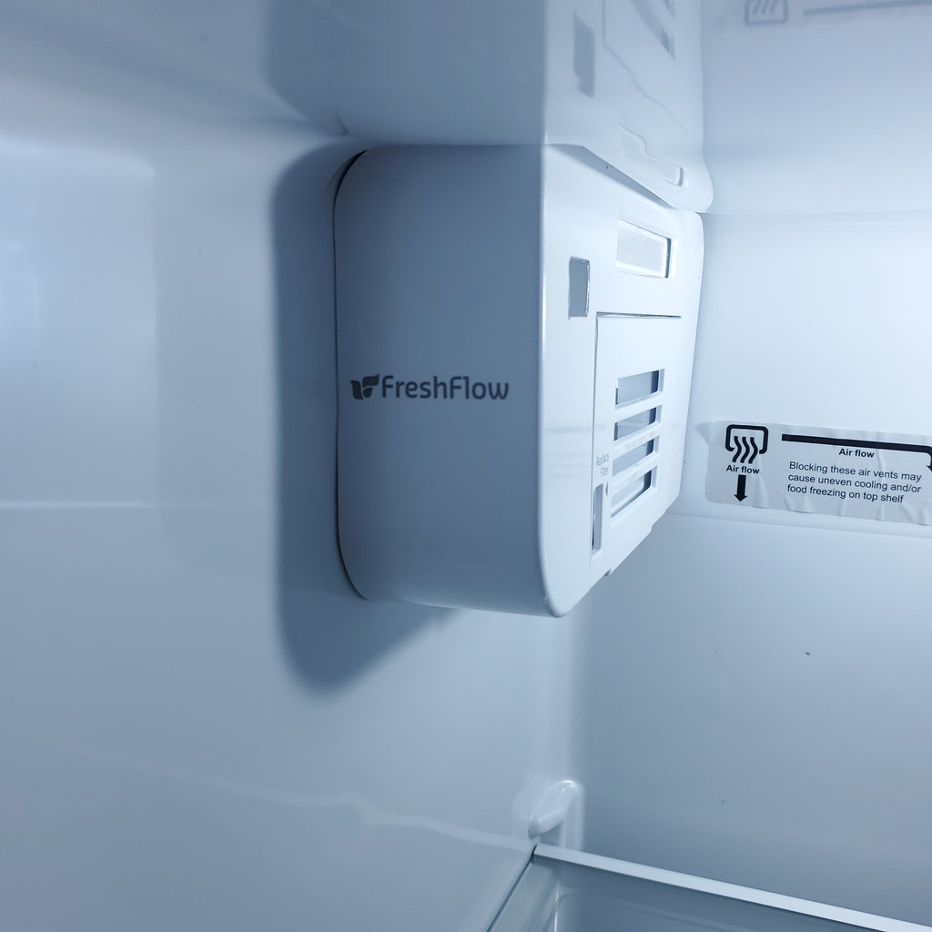 Pictures of Fingerprint-Resistant Stainless Steel Whirlpool 28.49 cu. ft. Side by Side Refrigerator with In Door Ice and Water Dispenser - Scratch & Dent - Minor - Neu Appliance Outlet - Discount Appliance Outlet in Austin, Tx