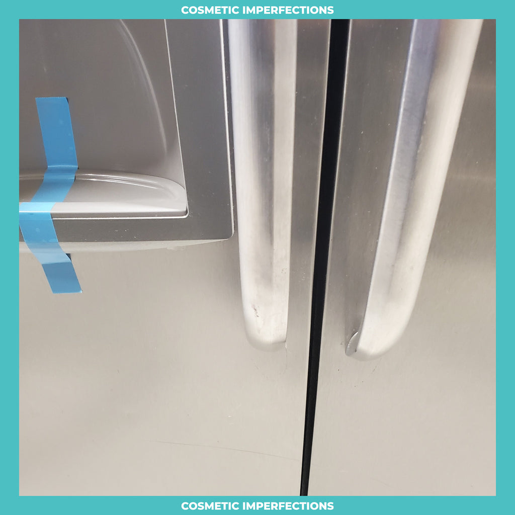 Pictures of Frigidaire Gallery ENERGY STAR 22.6 cu ft Counter Depth Stainless Steel Side by Sie Refrigerator with Ice and Water Dispenser - Certified Refurbished - Neu Appliance Outlet - Discount Appliance Outlet in Austin, Tx