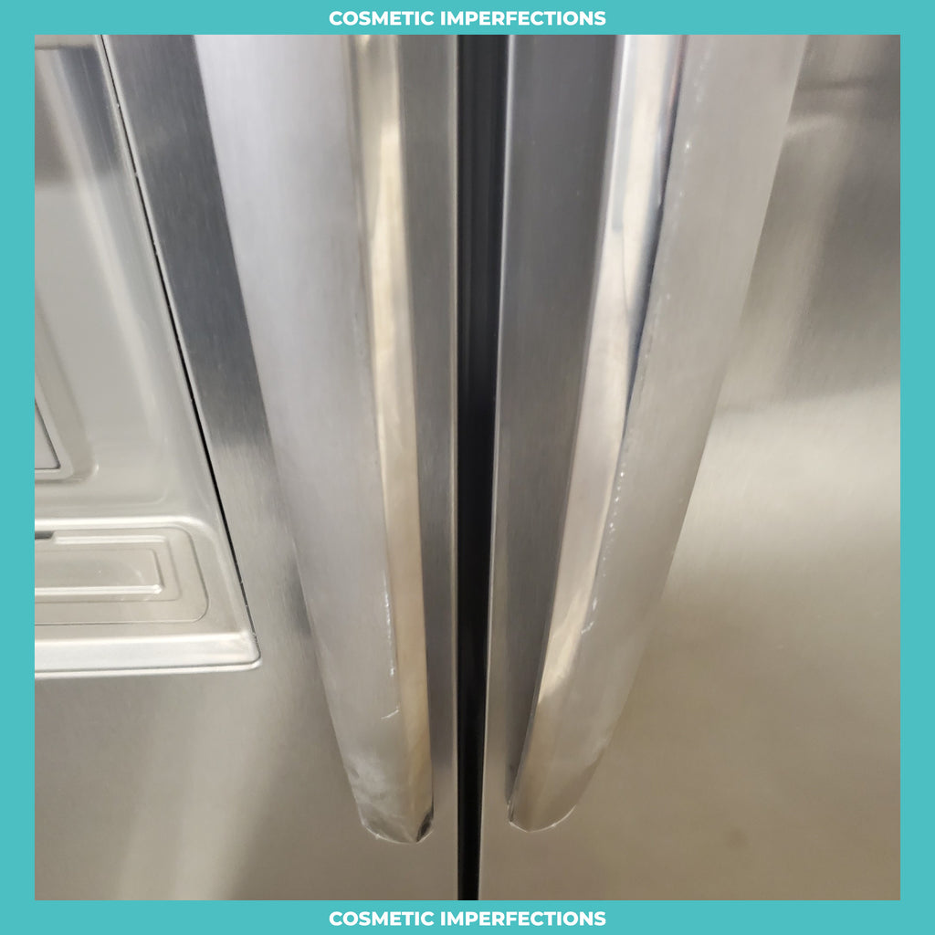 Pictures of Smudge Proof Stainless Steel ENERGY STAR Frigidaire Gallery 25.6 cu. ft. Side by Side Refrigerator with Exterior Water and Ice Dispenser - Scratch & Dent - Minor - Neu Appliance Outlet - Discount Appliance Outlet in Austin, Tx