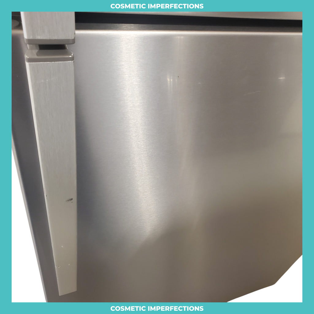 Pictures of 33" Wide Fingerprint-Resistant Stainless Steel Whirlpool 20.5 cu. ft. Top Freezer Refrigerator with Flexi-Slide Bin - Scratch & Dent - Minor - Neu Appliance Outlet - Discount Appliance Outlet in Austin, Tx