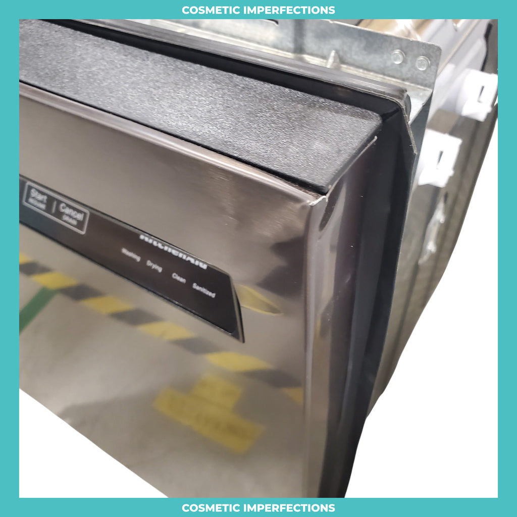 Pictures of 24 in. KitchenAid PrintShield ENERGY STAR Black Stainless Steel with PrintShield™ Finish Built-In Front Control Tall Tub 39 dBA Dishwasher with Stainless Steel Tub - Scratch & Dent - Minor - Neu Appliance Outlet - Discount Appliance Outlet in Austin, Tx